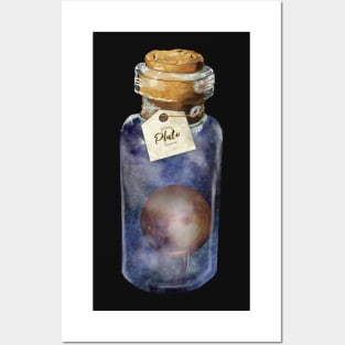Pluto in a Bottle Posters and Art